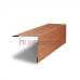 Планка завершающая 50х50 жалюзи Milan 0,45 Print Elite Honey Wood