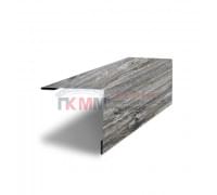 Планка завершающая 50х50 жалюзи Milan 0,45 Print Elite Nordic Wood