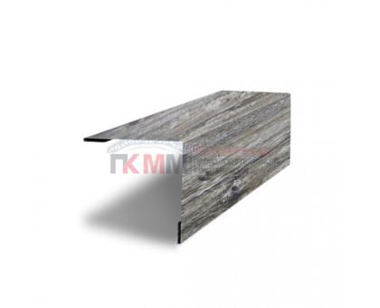 Планка завершающая 50х50 жалюзи Milan 0,45 Print Elite Nordic Wood