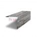 Планка завершающая 50х50 жалюзи Milan 0,45 Print Elite Nordic Wood