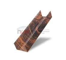 Стойка жалюзи Milan,Tokyo 0,45 Print Elite Chestnut Wood (обратная сторона серая)