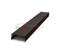 Крепежная планка нижняя Texas 0,45 Print Elite Coffee Wood Крепежная планка нижняя Texas 0,45 Print Elite Coffee Wood