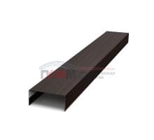 Крепежная планка нижняя Texas 0,45 Print Elite Coffee Wood