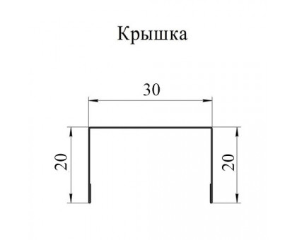 Крышка 30х20 жалюзи Texas 0,45 Drap RAL 8004 терракота