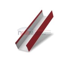 Крышка 45х20 жалюзи Texas 0,5 Rooftop Matte RAL 3011 коричнево-красный