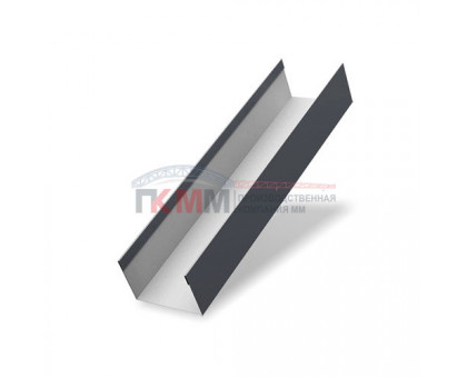 Крышка 45х20 жалюзи Texas 0,45 Drap RAL 7024 мокрый асфальт