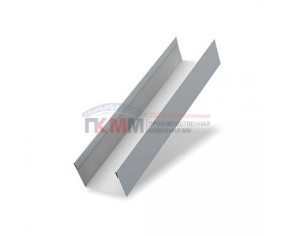 Крышка 45х20 жалюзи Texas 0,5 GreenCoat Pural BT, matt RR 21 светло-серый (RAL 7040 серое окно)