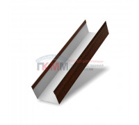 Крышка 45х20 жалюзи Texas 0,45 Print Elite Choco Wood