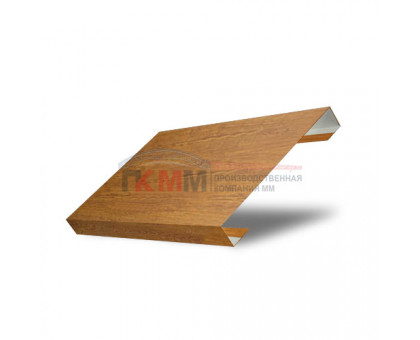 Ламель лицевая 125 жалюзи Texas 0,45 Print Elite Golden Wood
