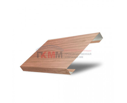 Ламель лицевая 125 жалюзи Texas 0,45 Print Elite White Wood