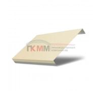 Ламель обратная 150 жалюзи Texas 0,5 Satin с пленкой RAL 1015 светлая слоновая кость