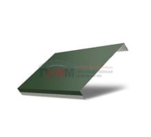 Ламель обратная 125 жалюзи Texas 0,5 GreenCoat Pural BT, matt RR 11 темно-зеленый (RAL 6020 хромовая зелень)