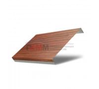 Ламель обратная 125 жалюзи Texas 0,45 Print Elite Honey Wood