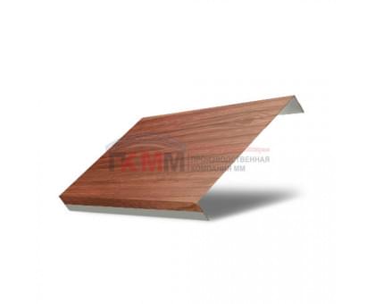 Ламель обратная 125 жалюзи Texas 0,45 Print Elite Honey Wood