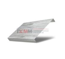 Ламель обратная 125 жалюзи Texas 0,45 Print Elite Snow Wood