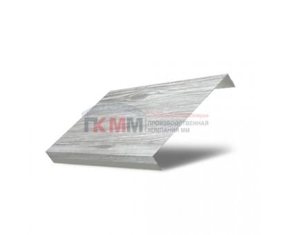 Ламель обратная 125 жалюзи Texas 0,45 Print Elite Snow Wood