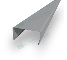 Декоративная планка П - 60х30, ПЭ, Ral 7004 - 0,35мм