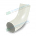 Колено сливное D100-0.6 Пластизол двухсторонний RAL9010