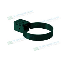 Хомут трубы Kliker ПВХ Premium зелёный инд.упак. RAL 6005