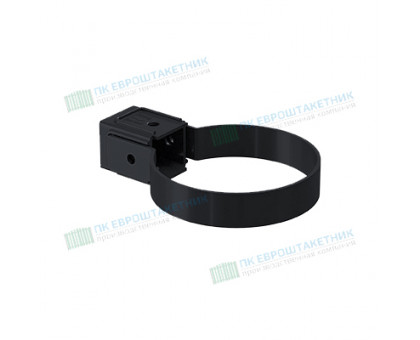 Хомут трубы Kliker ПВХ Premium графит инд.упак. RAL 7024