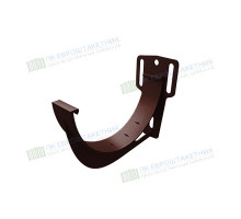 Кронштейн желоба slider ПВХ шоколадный RAL 8017
