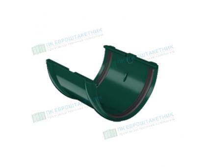 Соединитель желобов ПВХ зелёный RAL 6005