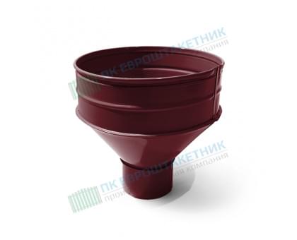 Воронка водосборная D100/300-0.5 Пластизол двухсторонний RAL3005