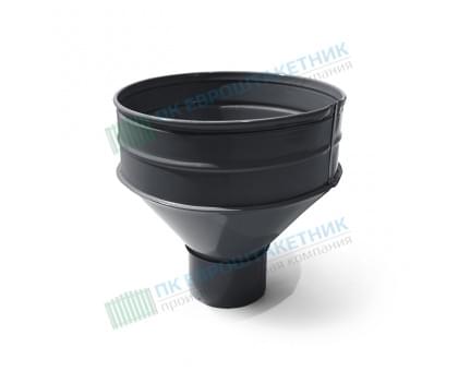 Воронка водосборная D100/300-0.5 Пластизол двухсторонний RAL7024