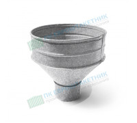 Воронка водосборная D350х150-0.5 Оцинкованный Без цвета