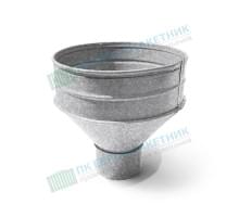 Воронка водосборная D350х150-0.5 Оцинкованный Без цвета