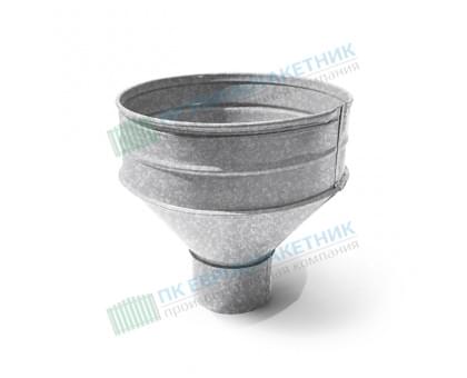 Воронка водосборная D350х150-0.5 Оцинкованный Без цвета Воронка водосборная D350х150-0.5 Оцинкованный Без цвета
