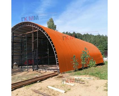 Профнастил МП10ПГ-0.5, Ширина-1100, Полиэстер RAL2004