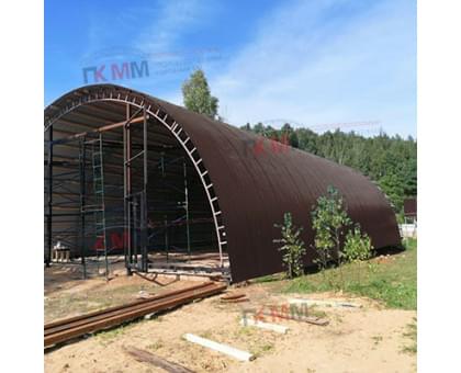 Профнастил МП10ПГ-0.7, Ширина-1100, Полиэстер RAL8017
