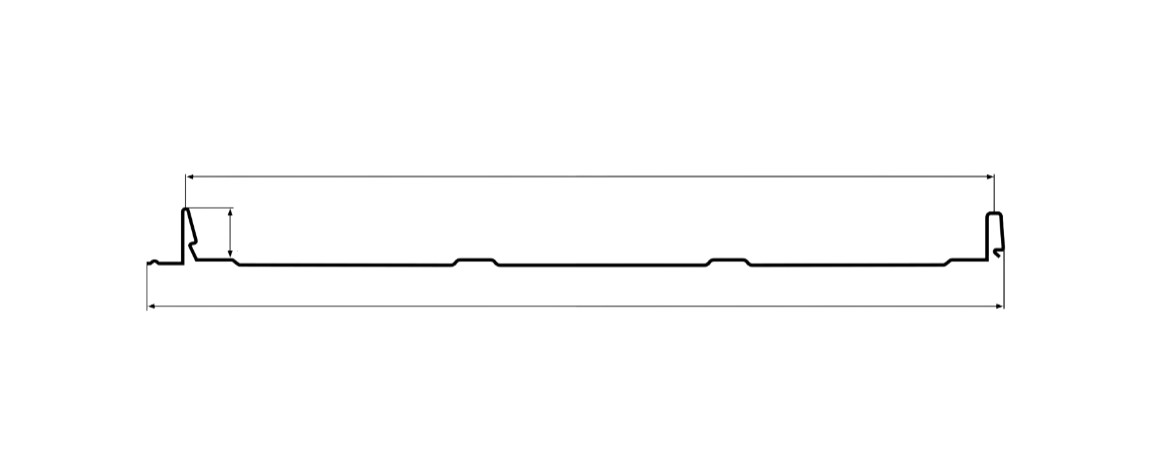 Кровля из кликфальца Line