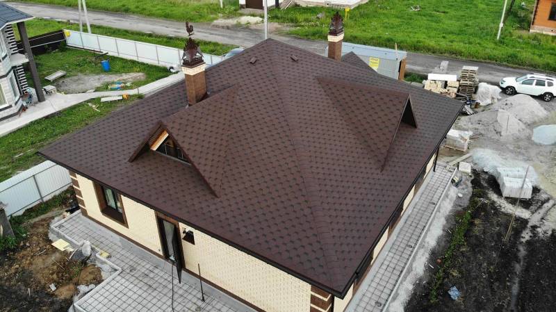 Вальмовая черепица для керамической кровли