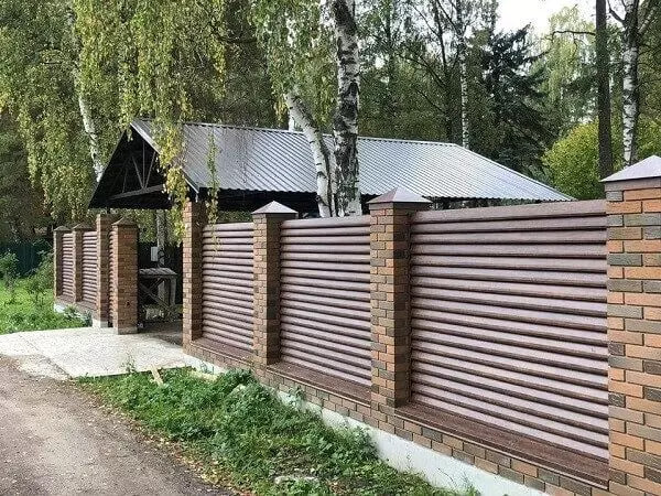 Забор Еврожалюзи