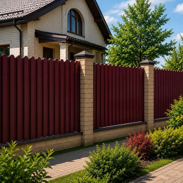 Графитовый профнастил С20A